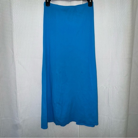 NWOT Aerie Beachwalk Midi Skirt in bright blue M - Picture 6 of 6